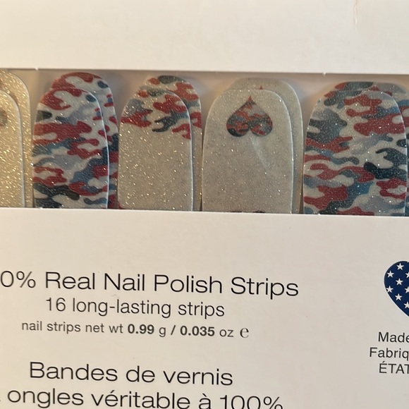 Color Street Nail Polish Strips - Heart of the Hero - Picture 3 of 5